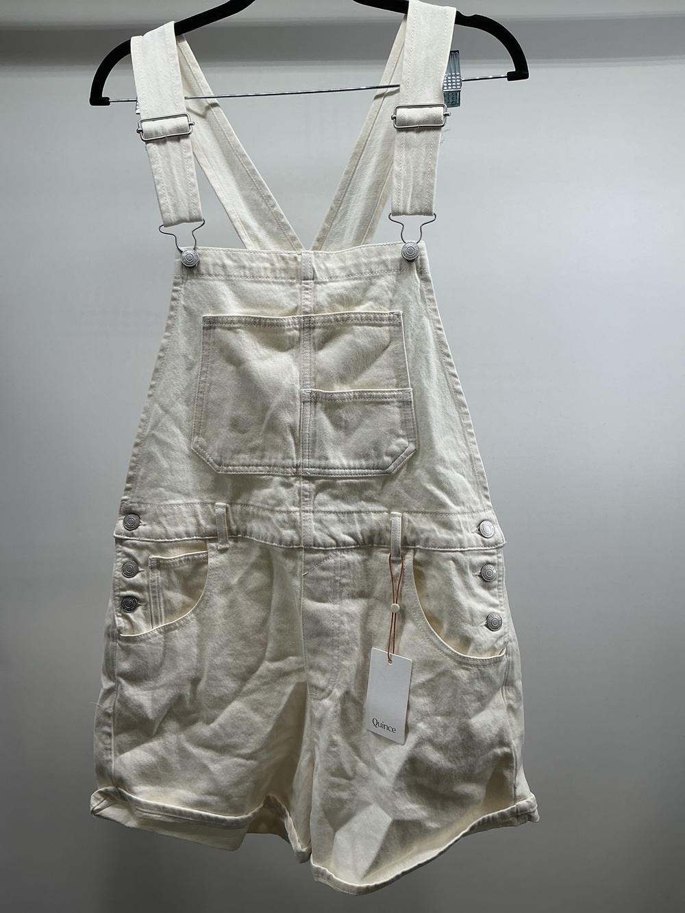 100% Organic Denim Shortalls